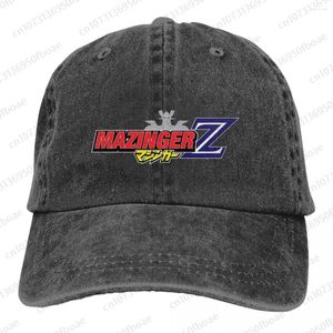 Berets Mazinger z UFO Robot Logo Fashion Unisexe Coton Capiste Baseball Classic Adult Adult Adjustable Denim Chapeau