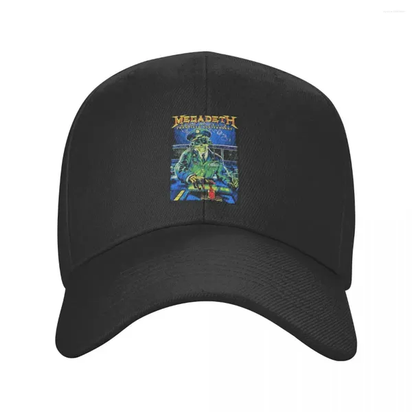 Boinas megadeths calavera gorra de béisbol mujeres mujeres caps de metal música sombreros snapback ajustable golf al por mayor