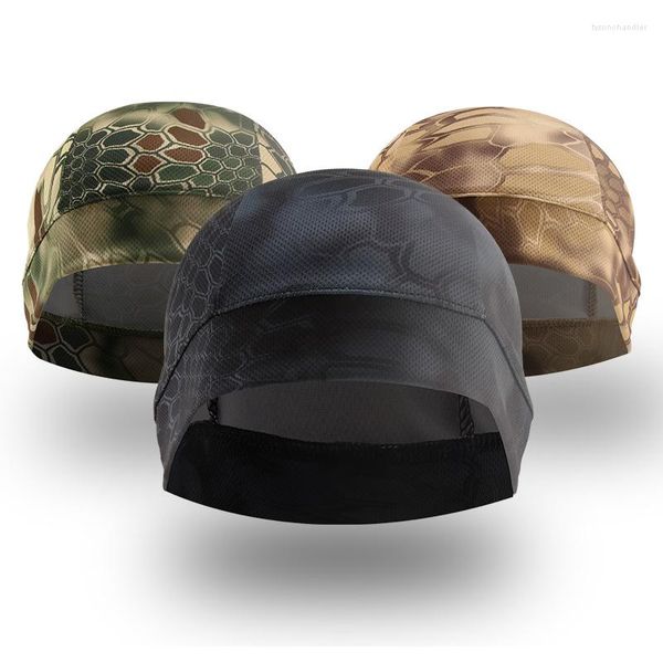 Boinas Mege Marca Militar Táctico Camuflaje Skullcap Brimless Urban Unique Street Docker Sombreros Multipropósito Beanie Drop