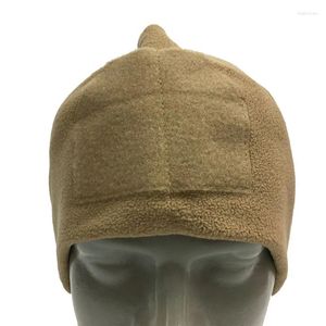 Bérets MEGE unisexe hiver mode polaire casquette décontracté thermique plus chaud Bonnet Skullies Bonnet Gorro chapeaux hommes femmes