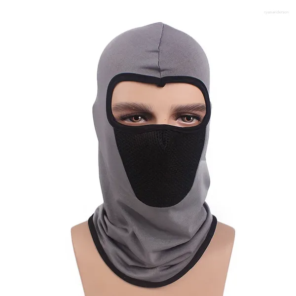 Bérets pour hommes, masque buccal respirant pour vélo, cagoule, couverture faciale quatre saisons, coupe-vent, capuche de sport, protection solaire