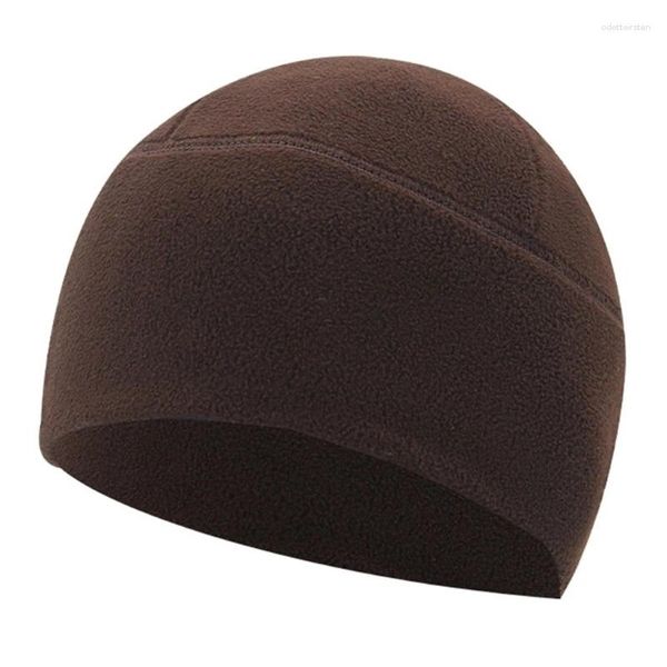 Berets Men Hat Capuplé d'hiver épaississez le bonnet de casse-tête respirant