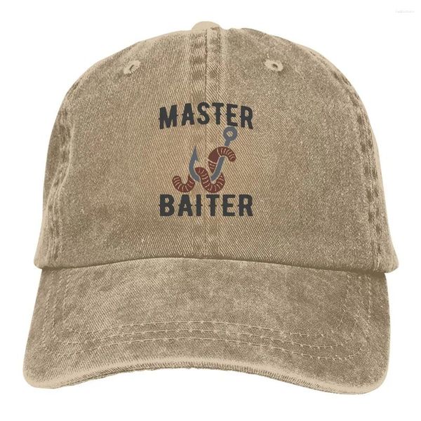 Bérets Master Master Baiter Fisherman Fisherman Casquets de baseball classiques Chapeau réglable Haute qualité