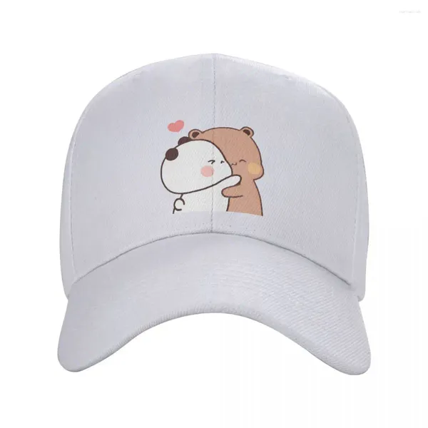 Berets Men Femmes mignon bubu dudu Hug Cap Hip-hop Baseball Snapback Caps Panda Bear Dada Hat Trucker A réglable Sun Summer