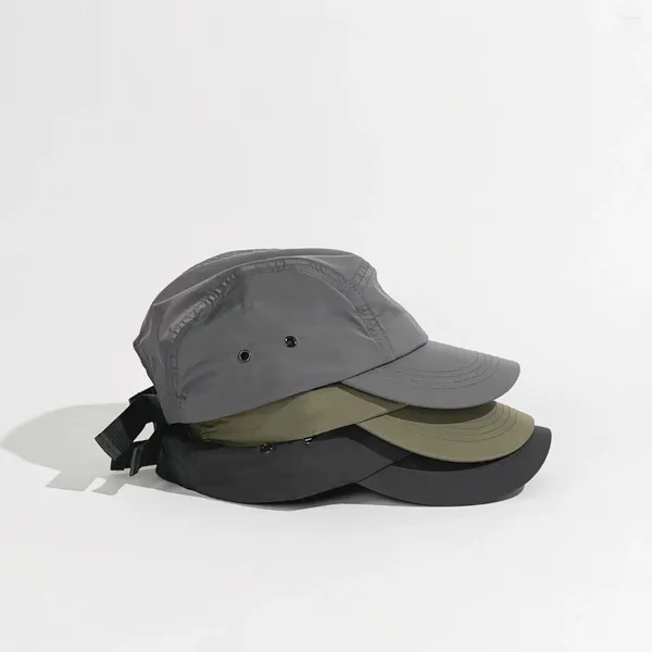 Boinas Hombres Mujeres Verano Secado Rápido Transpirable Estilo Militar Béisbol Sol Gorra Plana Vintage Retro Al Aire Libre