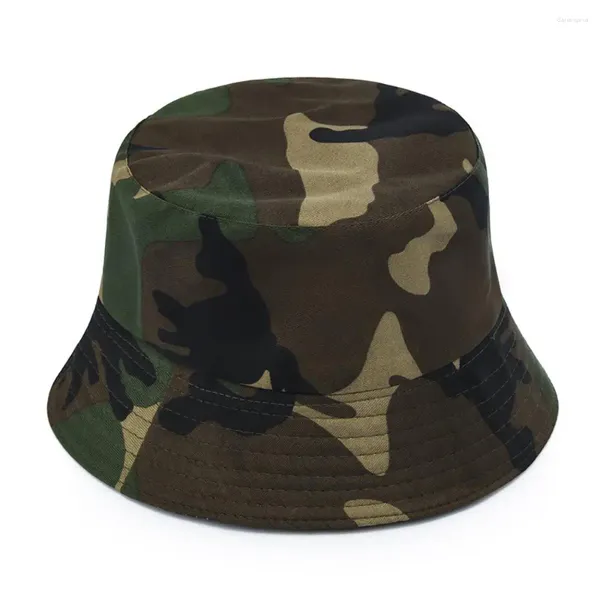 Berets Army Military Camouflage CAP FEMMES Men de seau de seau de seau Fisherman Randonnée extérieure Camping Coupage Jungle War Tactical Chapeaux