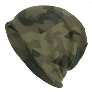 Bérets militaires Camo Beanie chapeaux vert Camouflage armée tricoté chapeau Gym thermique élastique casquettes printemps Hip Hop Bonnet cadeau d'anniversaire