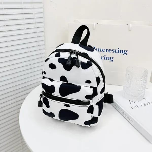 Boinas Mini mochilas para mujer tendencia bolso femenino de nailon estampado animal pequeña mochila femenina mochilas escolares para chicas adolescentes mochila