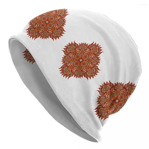 Boinas Mono Totem Bonnet Sombreros Rojos Bohemios Skullies Gorros Unisex Adulto Lindo Gorro Cálido Otoño Invierno Gimnasio Patrón Gorras