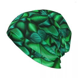 Berretti Cappello lavorato a maglia con flusso zentangle verde monocromatico Compleanno |-F-| Cappelli Personalizzati Taglia Grande Donna Uomo
