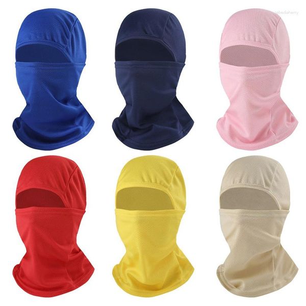 Bérets Capot De Moto Cyclisme Bandana Chapeau De Chasse Protection UV Masque Facial Écharpe Couvre-chef Pour Fitness Pêche En Plein Air