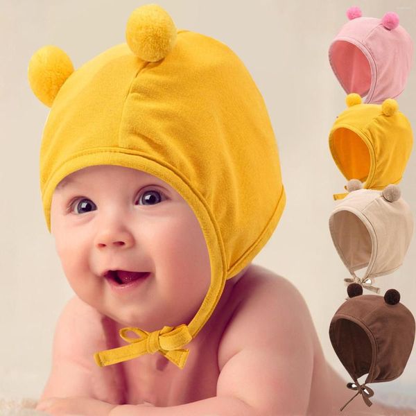 Bérets couvre-bouche hiver bébé mignon chapeau attaché Protection contre le froid boule chaude oreille casquette pour enfants équipement de chasse pour chiens