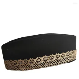 Bérets musulmans pour hommes, chapeau malaisien, casquette de bateau, prière indonésienne, Kufi, Islam, Bonnet islamique, Style HijabTurban