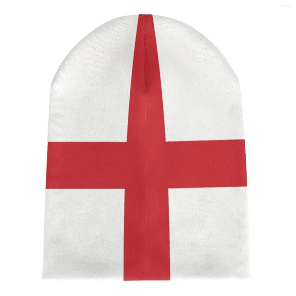 Bérets Nation Angleterre Drapeau Pays Chapeau Tricoté Pour Hommes Femmes Garçons Unisexe Hiver Automne Bonnet Bonnet Chaud Bonnet