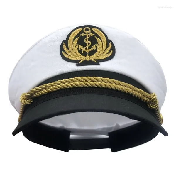 Boinas Marina Marina Sombrero Yate Capitán Traje Hombres Gorra Gorro Vestido Formal