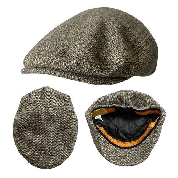 Bérets nouvelle laine casquette plate hommes Golf Cabbie chapeau Gatsby Ivy casquette irlandais chasse chapeau gavroche chauffeur Cabbies béret BLM440 Z0613