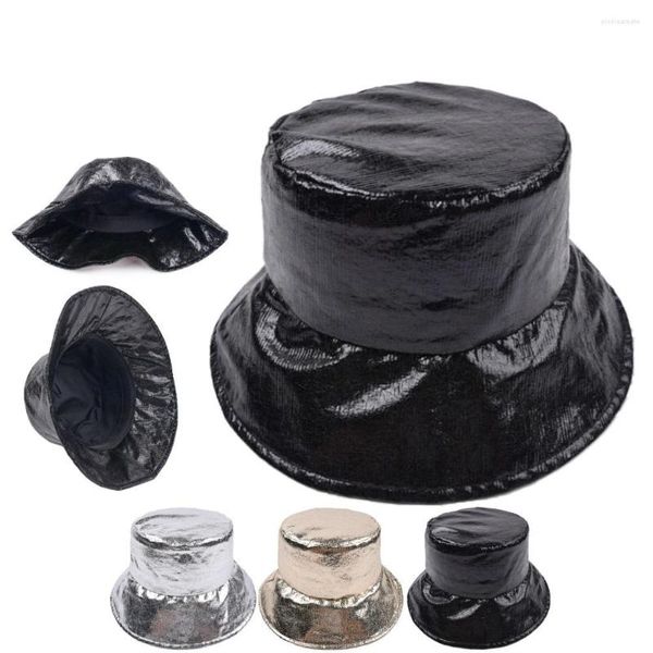 Boinas novedad Unisex plegable algodón cubo sombrero mujeres al aire libre protector solar pesca caza gorra hombres lavabo Chapeau rendimiento Props