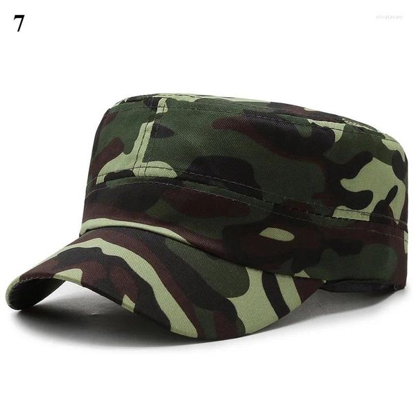 Berets Camouflage de camouflage extérieur Capes de baseball Simplicité Tactique Tactique Military Camo Hatting Cap chapeaux Sport Cycling For Men Adult