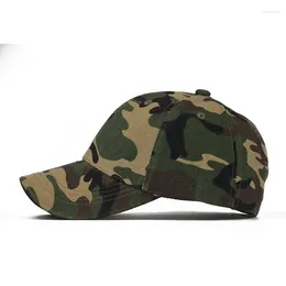 Berretti da campeggio all'aperto Escursionismo Trekking Cappello regolabile Estate Uomo Camouflage Tattico Esercito Berretti da baseball Sport a prova di sole Casual