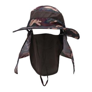 Bérets chapeau de soleil en plein air randonnée d'été chasse imperméable protection UV pêcheur casquette de pêche protecteur du visage Anti Mosquito283m