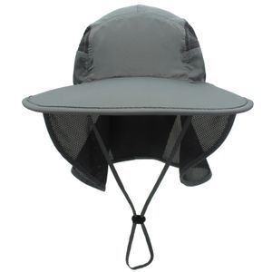 Beretten Outfly Summer Sun Hat Men Women Multifunctionele UV Widebrimmed Fisherman Neck Protection Riding Hunting 230823