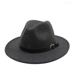 Berets ozyc wol vrouwen outback fedora hoed voor winter herfst elegantlady floppy cloche brede rand jazz caps maat 57-58 cm