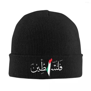 Bérets Palestine tricoté chapeau femmes hommes Skullies bonnets automne hiver chapeaux acrylique palestinien chaud Melon casquette