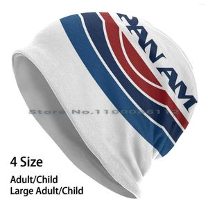 Bérets avec Logo Pan Am, bonnet tricoté, Panam Paa, American Airways World, Vintage rétro, années 40, 50, 60