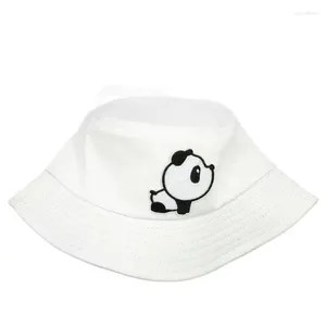 Bérets Panda Animal broderie coton seau chapeau pêcheur voyage en plein air chapeau de soleil chapeaux pour hommes et femmes 154