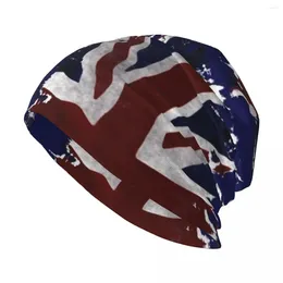 Bérets Patriotic Union Jack Drapeau britannique Chapeau en tricot britannique Chapeaux de soleil de Noël pour femmes Vêtements de golf pour hommes