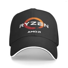 Berets PC CP CPU UPROCESSor Amd Ryzen Cap Hip Hop Caps Cowboy Hat Designer Vrouwelijke hoeden voor meisjes