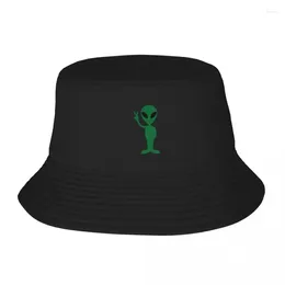 Bérets Peace Alien Chapeau de pêcheur adulte Bob Bob Chapeaux Hommes Femmes Casquettes Pêcheur Fille Garçon