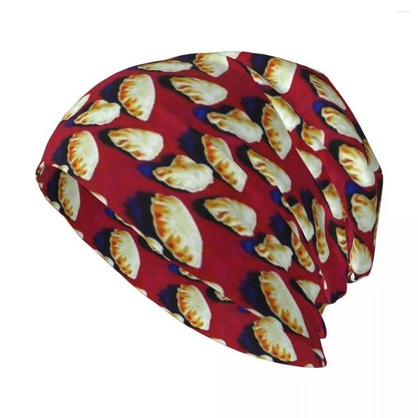 Boinas Pierogi Patrón Polaco Dyngus Día Comida Sombrero de punto Caballo Bola Gorra Gorras de sol para mujeres Hombres