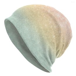 Baretten Roze Goud Mint Glitter Ombre Luxe Motorkap Hoeden Gebreide muts Herfst Winter Skullies Mutsen Unisex Heren Dames Volwassen Warme mutsen