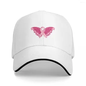 Bérets ruban rose casquette de sensibilisation au Cancer du sein mode casquettes de Baseball décontractées chapeau réglable Hip Hop unisexe chapeaux polychromatiques