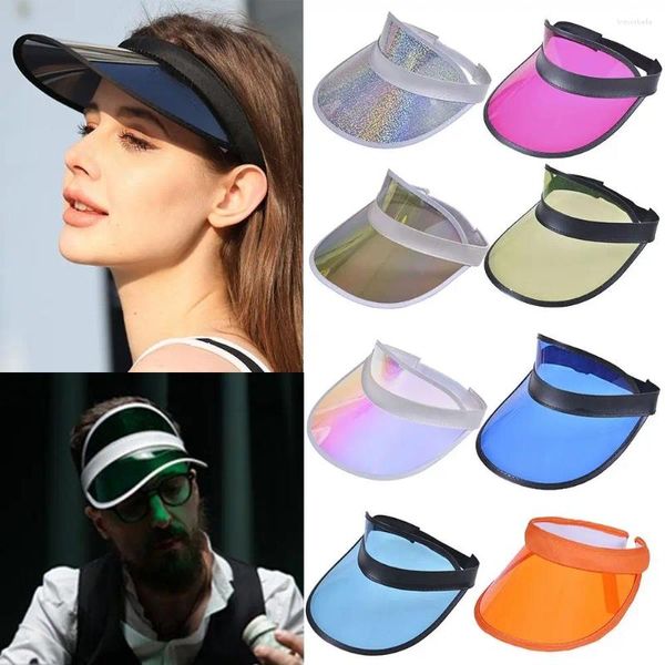 Bérets en plastique Transparent, accessoires de sport, pare-soleil Anti-UV, chapeau de vélo, casquette de Baseball d'été