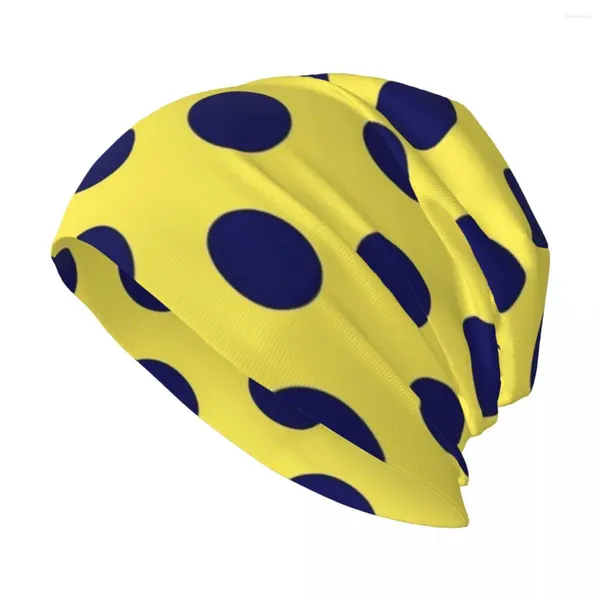 Bérets à pois en bleu marine et jaune, chapeau tricoté, visière de golf, casquettes tactiques militaires, casquette Snapback pour femmes et hommes