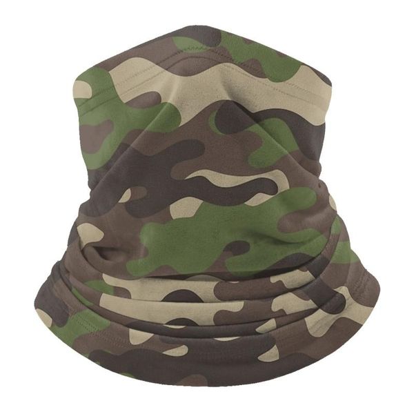 Bérets Affiche Protection UV Écharpes Écharpe Camouflage Armée Couleur Visage Tête Wrap CouvertureMultifonctionnel Sports De Plein Air PêcheBérets