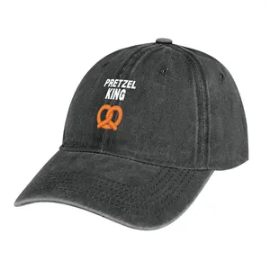 Boinas Pretzel King - Camisa divertida para hombres Regalo Sombrero de vaquero Gorra de pesca Marca Hombre Ropa de golf Mujer