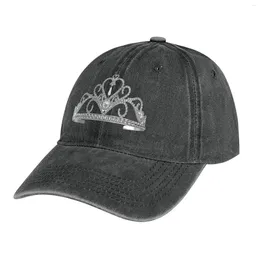 Beretas Princesa Tiara Cowboy Hat Golf Diseñadora de sombreros para niñas