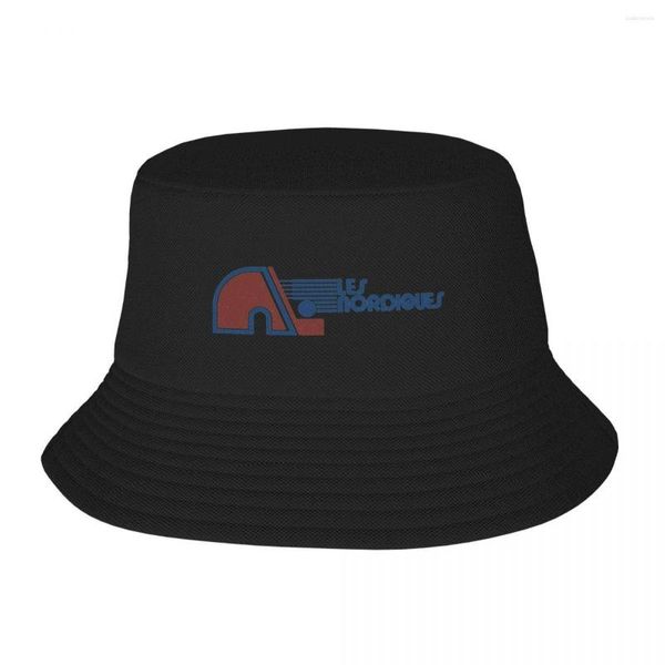 Bérets Québec Nordiques Bucket Hat Golf Cap Chapeaux Baseball Streetwear Hommes Casquettes Femmes