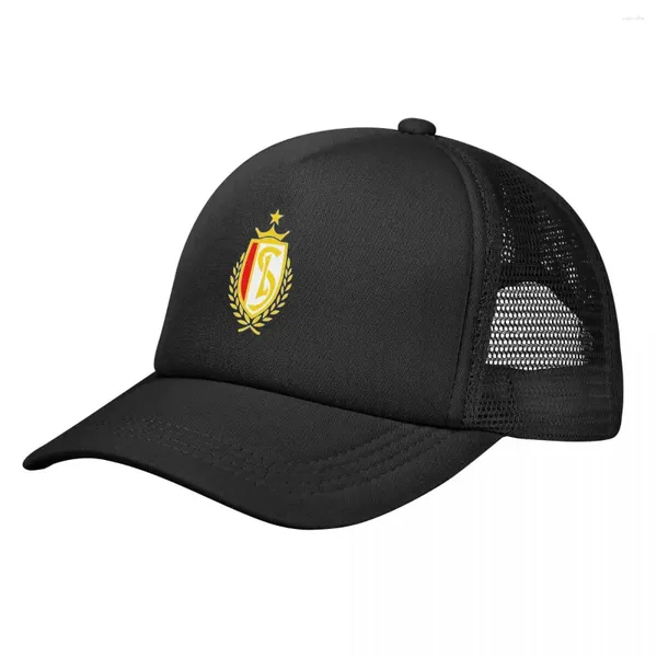 Bérets R Standard De Liège Logo Casquette De Baseball Pour Hommes Femmes En Vrac Snapback Chapeaux De Camionneur Réglable Unisexe Pêche Mesh-Back