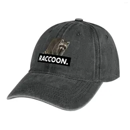 Bérets Raccoon Logo Cowboy Hat Cosplay in the Drop Women's Golf Wear Men's