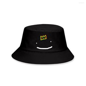 Berets Ranboo Hat Fashion Letter Imprimer Bucket Fisherman's Hats