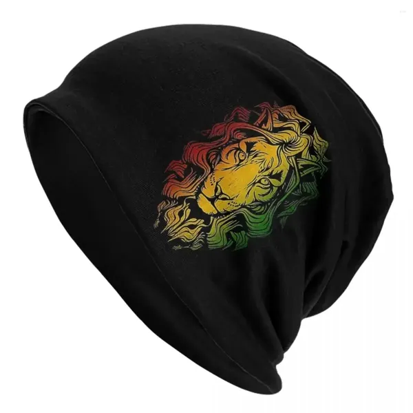 Bérets Rasta Lion Stripe chaude tricot capuche Hip Hop Bonnet Automne Hiver Outdoor Bons de bonnet pour adulte unisexe