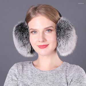 Bérets véritable fourrure accrocher couverture d'oreille chaud hiver cache-oreilles couvre-chef manchons froid plus chaud Protection bandeau