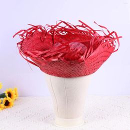 Bérets rouge chapeau mexicain Indiana large Sombrero casquette Fiesta chapeaux de fête pour Cinco De Mayo été Taco fournitures