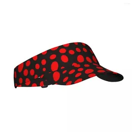 Baretten Rode Polka Dot Zomer Lucht Zonnehoed Vizier UV-bescherming Top Lege Sport Golf Hardlopen Zonnebrandcrème Cap