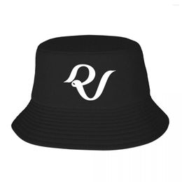 Berets Red Velvet Kpop HD Logo Bucket Hat Designer Tea Hoeden Militaire Tactical Cap Beach Outing Man Women's