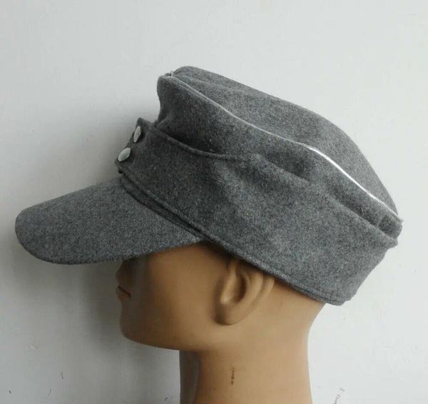 Boinas REPRO Alemán M43 Gris Campo Lana Gorra Sombrero Oficiales Militares